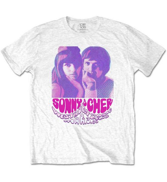 Sonny & Cher: Westbury Music Fair - White T-Shirt