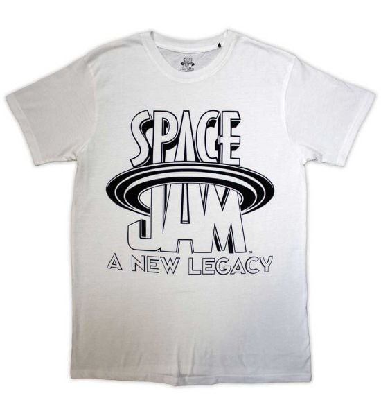 Space Jam: B&W Logo - White T-Shirt