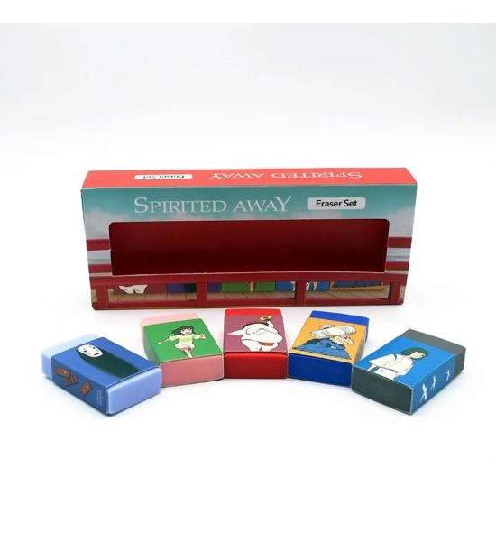 Spirited Away: Eraser Set (5)