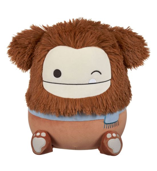 Squishmallows: Benny Winking Brown Bigfoot with Scarf Plush Figure (30cm)