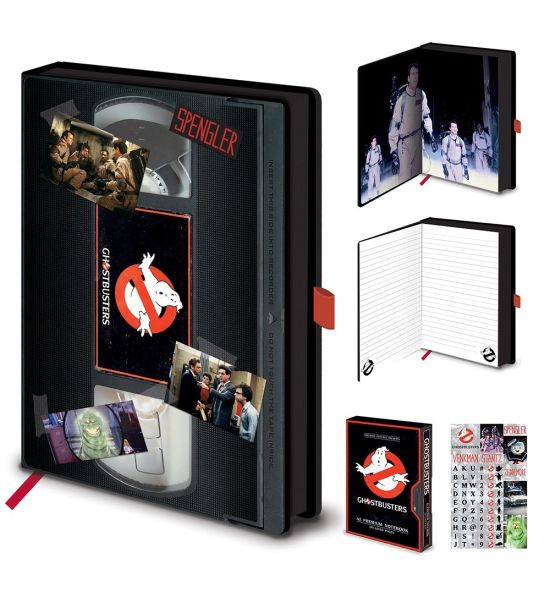 Ghostbusters.: VHS A5 Premium Notebook Preorder