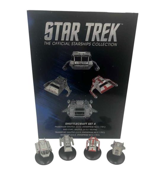 Star Trek: Shuttle Set 4 Starship Diecast Mini Replicas