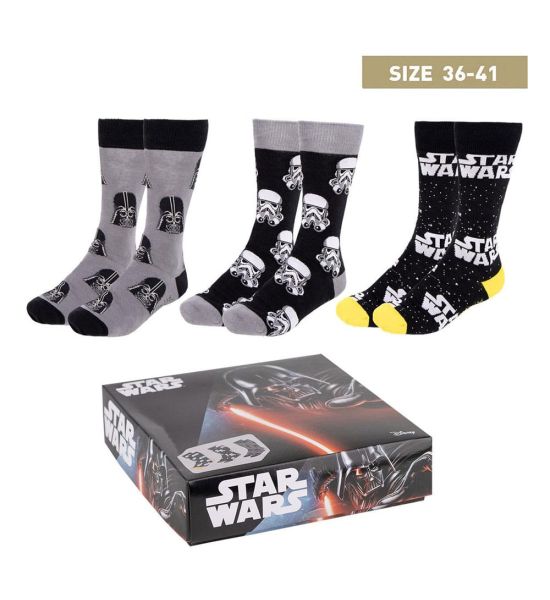 Star Wars: 3-Pack Socks (35-41)