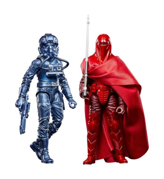 Star Wars Episode VI: Emperor's Royal Guard & TIE Fighter Pilot Carbonized Black Series Action Figure 2-Pack Exclusive (15cm) Preorder