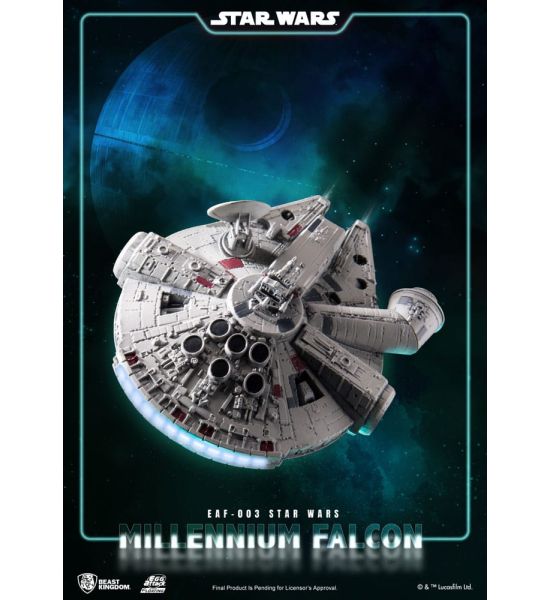 Star Wars: Millennium Falcon Egg Attack Floating Model with Light Up Function (13cm) Preorder