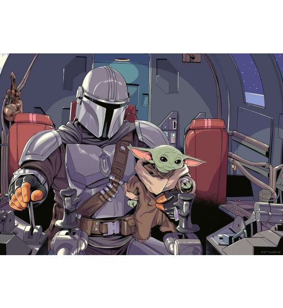 Star Wars: The Mandalorian Cartoon Jigsaw Puzzle (1000 pieces) Preorder