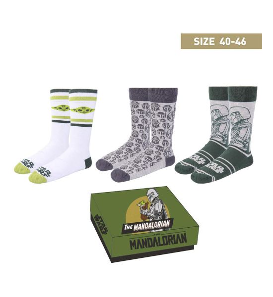 Star Wars: The Mandalorian Socks 3-Pack (40-46)