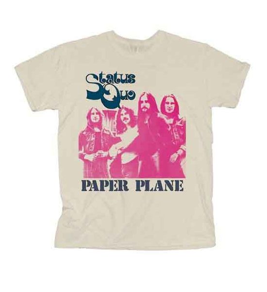 Status Quo: Paper Plane - Natural T-Shirt