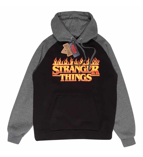 Stranger Things: Flaming Logo Hoodie