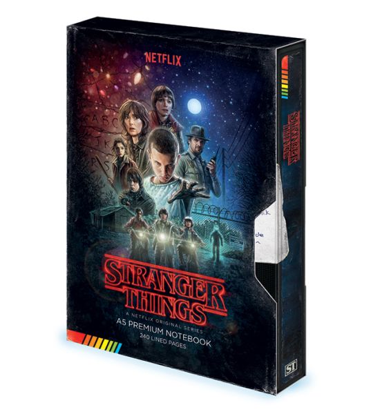 Stranger Things: Be Kind Rewind VHS Notebook Preorder