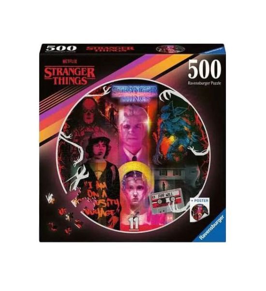 Stranger Things: Friends Don't Lie Round Jigsaw Puzzle (500 pieces) Preorder