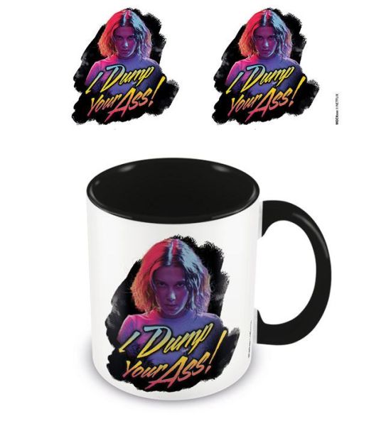 Stranger Things: I Dump Your Ass Coloured Inner Mug (Retro)