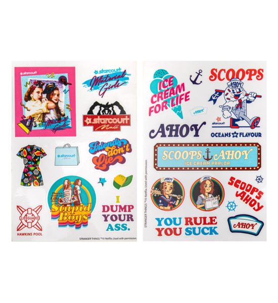 Stranger Things: Season 3 Sticker Pack Preorder