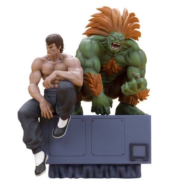 Street Fighter: Blanka & Fei Long PVC Statues 1/10 (21cm)