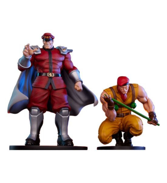 Street Fighter: M. Bison & Rolento PVC Statues 1/10 (21cm) Preorder