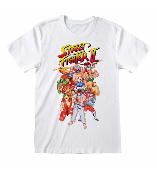 Street Fighter: Group Shot White T-Shirt