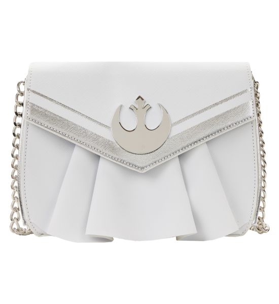 Star Wars: Princess Leia White Cosplay Chain Strap Loungefly Crossbody Bag