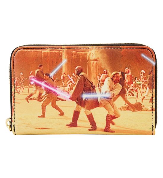 Loungefly Star Wars: Attack Of The Clones Scene Zip Wallet