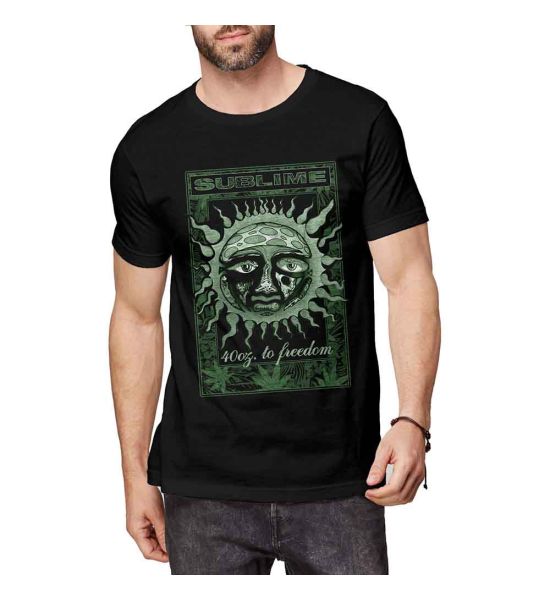 Sublime: GRN 40 Oz - Black T-Shirt