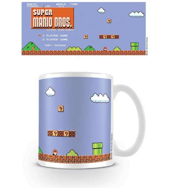 Super Mario Bros.: Retro Title Mug Preorder