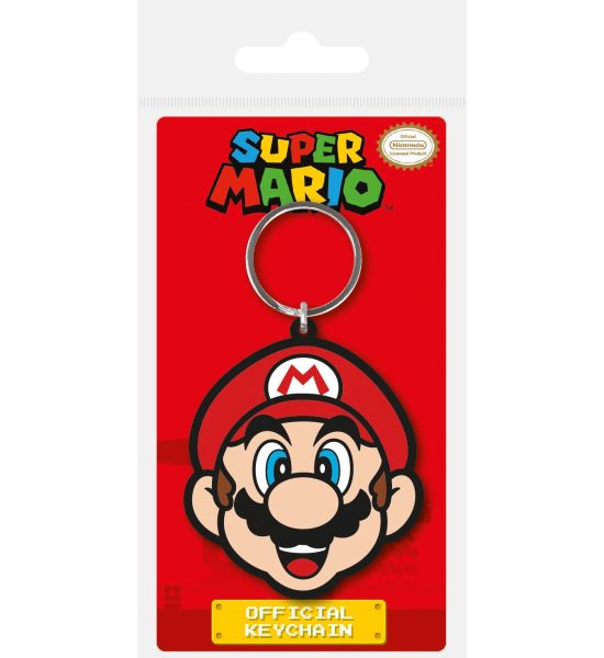 Super Mario: Mario Rubber Keychain (6cm)