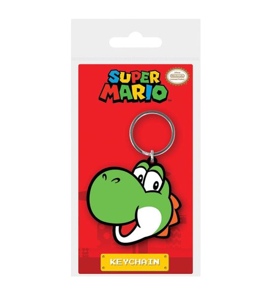 Super Mario: Yoshi Rubber Keychain (6cm)