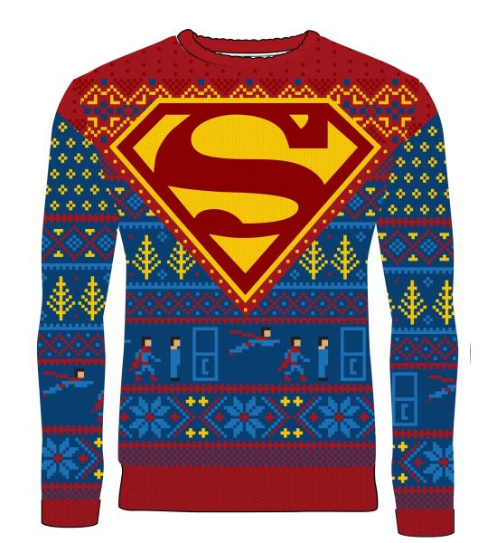 Superman: Seasonal Suit Up Christmas Jumper