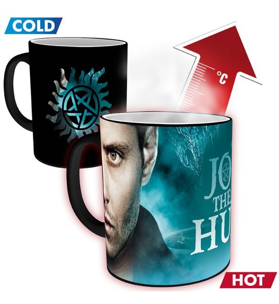 Supernatural: Sam and Dean Symbol Heat Change Mug