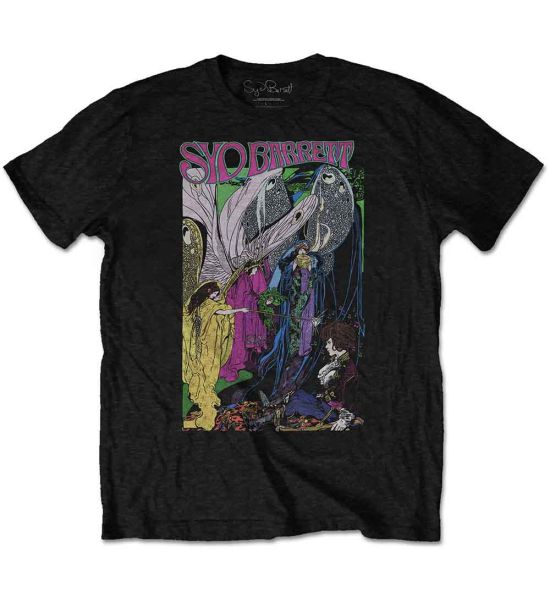 Syd Barrett: Fairies - Black T-Shirt