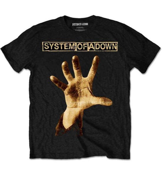 System Of A Down: Hand - Black T-Shirt