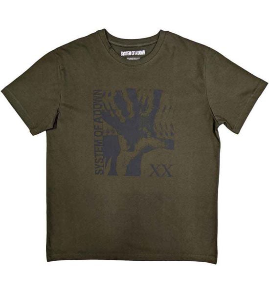 System Of A Down: Intoxicated - Military Green T-Shirt