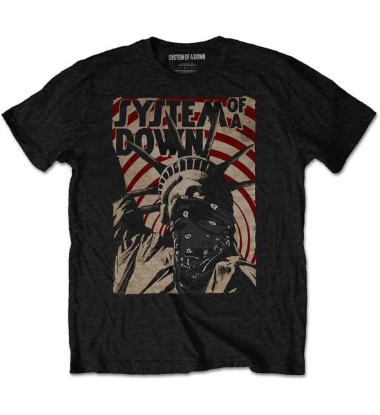 System Of A Down: Liberty Bandit - Black T-Shirt