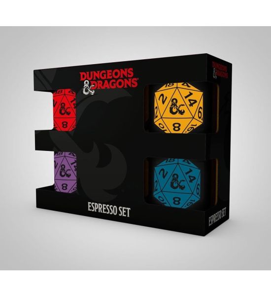 Dungeons & Dragons: D20 Espresso Mug Set