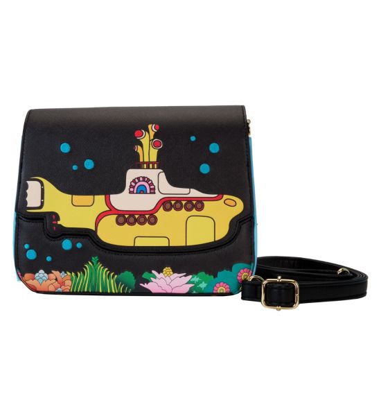 Loungefly: The Beatles Yellow Submarine Flap Pocket Crossbody Bag