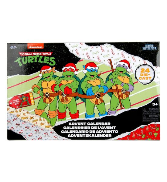 Teenage Mutant Ninja Turtles: Battle Diecast Mini Figures Advent Calendar Holiday 2024 Preorder