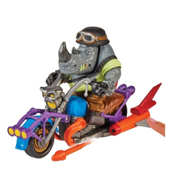 Teenage Mutant Ninja Turtles: Chopper mit Rocksteady Action Figure Preorder