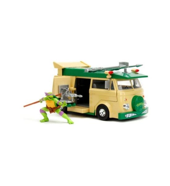 Teenage Mutant Ninja Turtles: Donatello & Party Wagon 1/24 Diecast Model Preorder