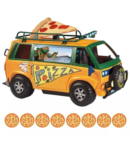 Teenage Mutant Ninja Turtles: Pizzafire Van Mutant Mayhem Vehicle (20cm) Preorder