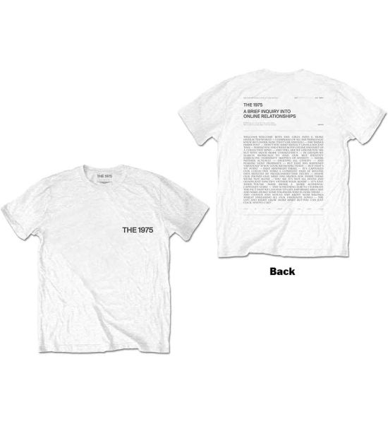 The 1975: A Brief Inquiry (Back Print) - White T-Shirt