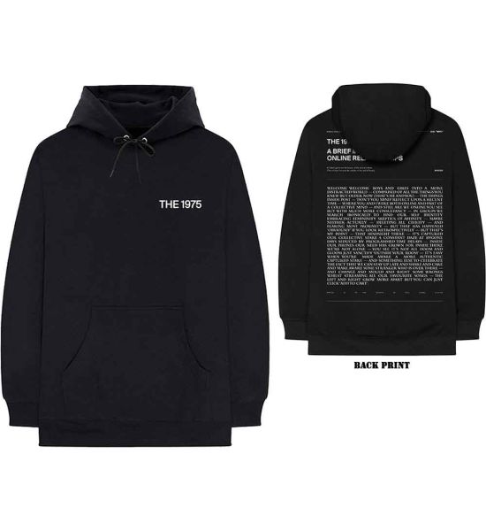 The 1975: ABIIOR Welcome Welcome Version 2. (Back Print) - Black Pullover Hoodie