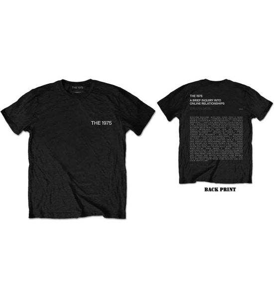 The 1975: ABIIOR Welcome Welcome Version 2. (Back Print) - Black T-Shirt