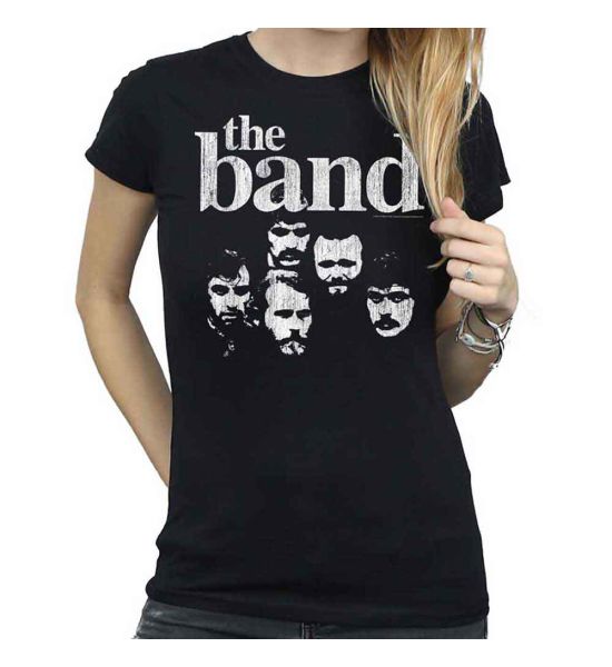 The Band: Heads - Ladies Black T-Shirt