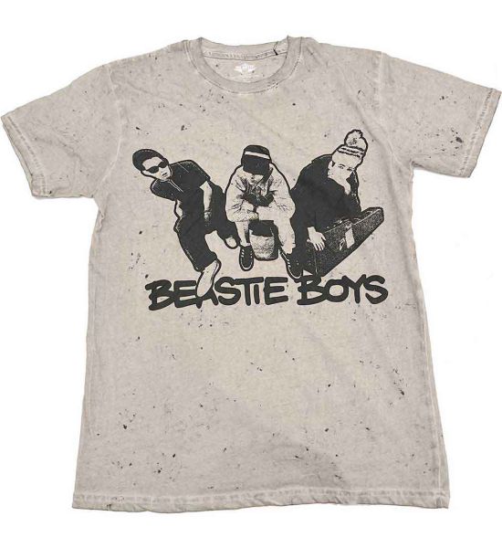 The Beastie Boys: Check Your Head (Dye Wash, Sleeve Print) - Sand T-Shirt