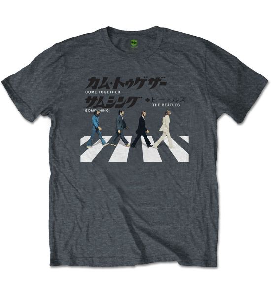 The Beatles: Abbey Road Japanese - Heather Grey T-Shirt