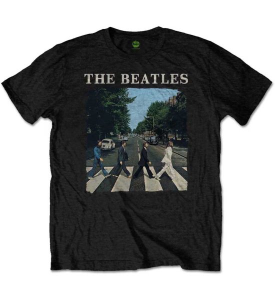 The Beatles: Abbey Road & Logo - Black T-Shirt