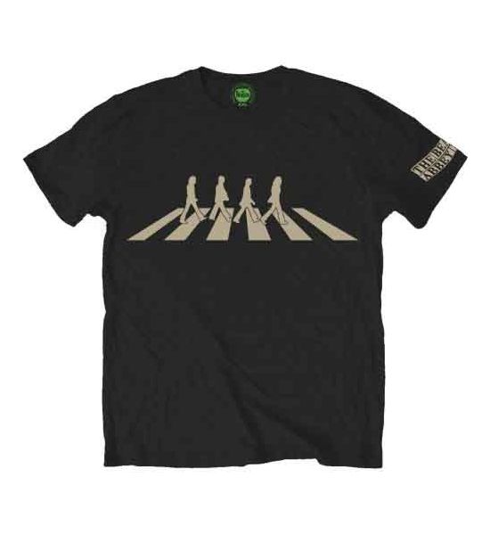 The Beatles: Abbey Road Silhouette - Black T-Shirt