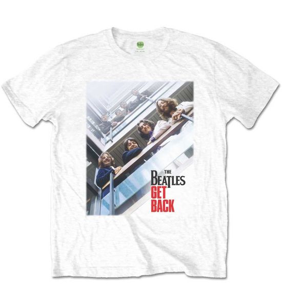 The Beatles: Get Back Poster - White T-Shirt