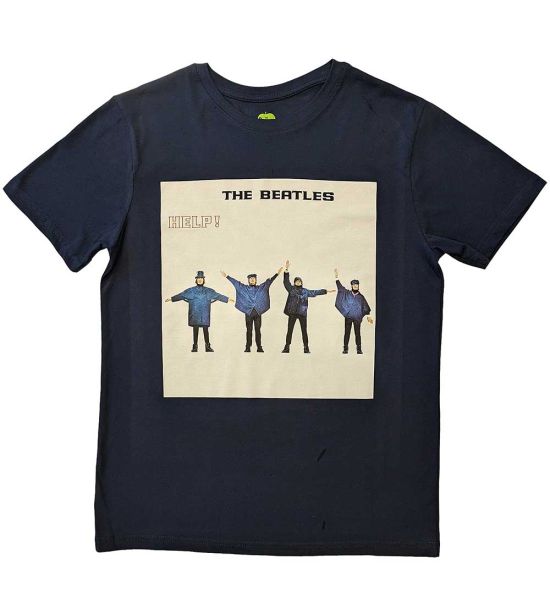 The Beatles: Help! Album Cover - Navy Blue T-Shirt