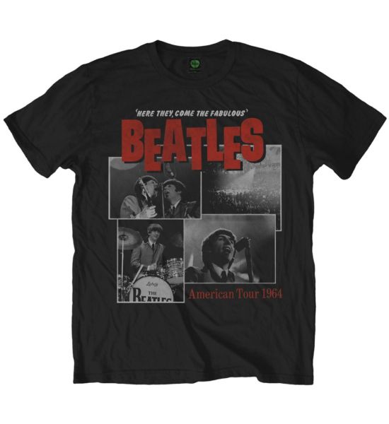 The Beatles: Here they come - Black T-Shirt