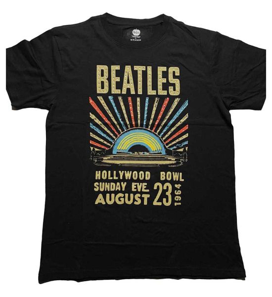 The Beatles: Hollywood Bowl (Embellished) - Black T-Shirt